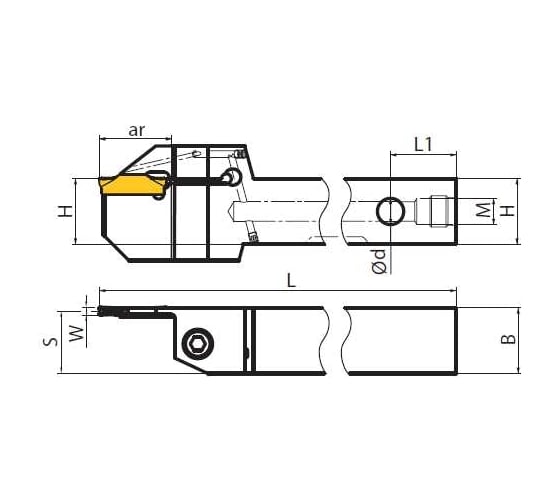 Державка QEGD2525R22 ZCC-CT 00001213425
