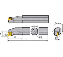 Державка S12M-SCLCR09 ZCC-CT 00001214439