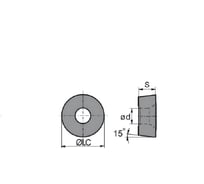 Пластина RDKW1604mo-2 YBG102, 10 шт ZCC-CT 00001214010
