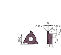 Пластина QC16r100-r005 YBG205, 10 шт ZCC-CT 00001213232
