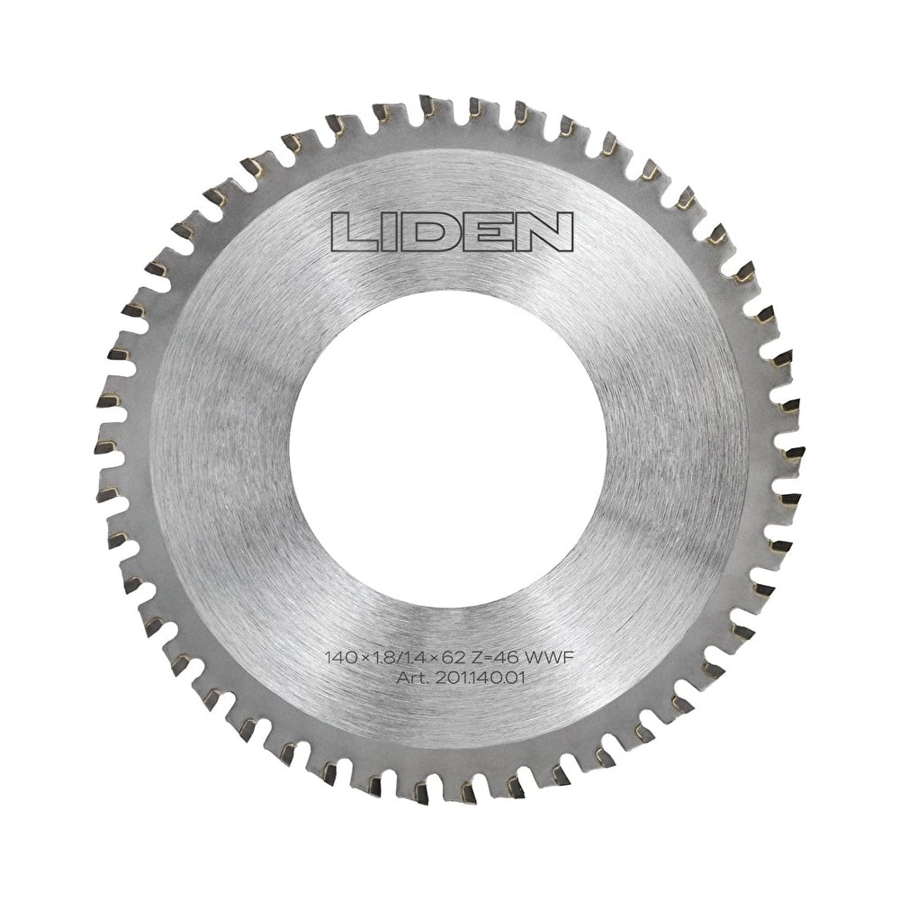 Диск пильный TCT 140x1.8/1.4x62 мм, z=46 для труборезов Liden 201.140. ...