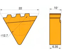 Пластина 10 штук МИЗ РП-042