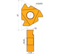 Пластина 10 штук МИЗ РП-051