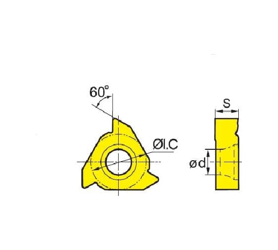 Пластина RT16.01n-1.50gm YBG205 ZCC-CT 00001214111