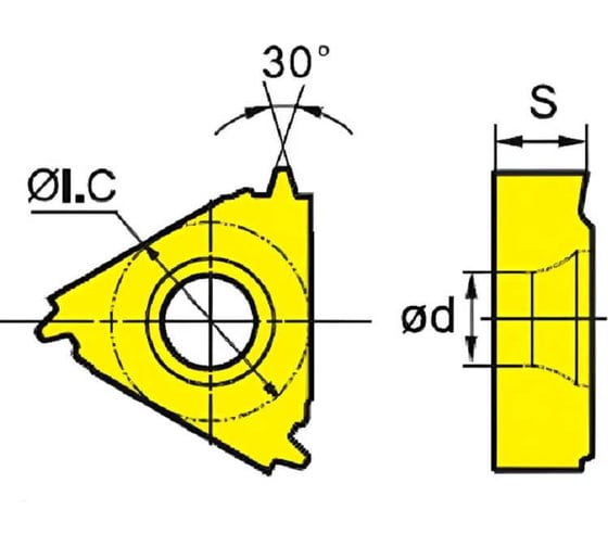 Пластина RT16.01w-1.25gmpb YBG205 ZCC-CT 00001214227 1