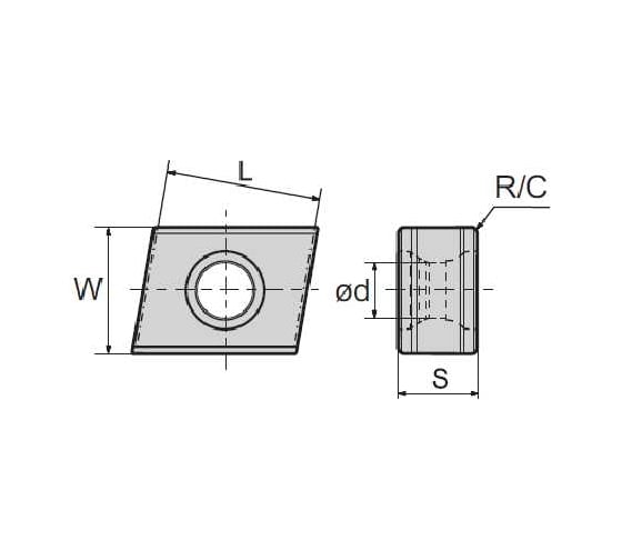 Пластина CNE121006b YBM253 ZCC-CT 00001208477 1