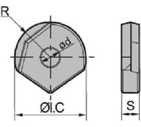 Пластина ZOHX1604-gf YBG252 ZCC-CT 00001218328