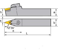 Державка MVVNN2525m16 ZCC-CT 00001212432