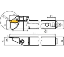 Державка QEGD2525r13 ZCC-CT 00001213424