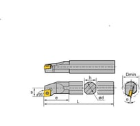 Державка S32r-pclnr12 ZCC-CT 00001214676