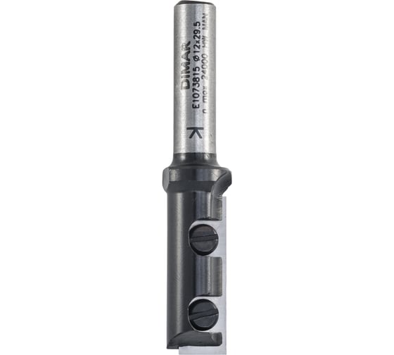 Фреза DTECH пазовая (12x29.5х66 мм; Z1 сменный нож; хвостовик 8 мм) Dimar E1073815 1