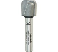 Фреза плоское дно (12.7x12.7х54 мм; хвостовик 6 мм) Dimar 1060623