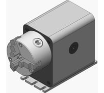 Поворотное устройство ООО «Поккельс» с 3-х кулачковым патроном 80 мм PM-ROT