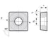 Пластина твердосплавная токарная SCGT120408-SM PS05E Debever Machining Solutions SCGT120408SMPS05E 1