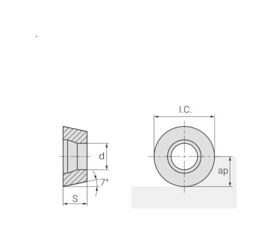 Пластина RCET10t3m0-mp APM25, 10 шт АКСИС 00001588521