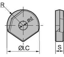 Пластина PSB032-fu APM25, 10 шт АКСИС 00001588518
