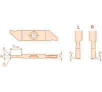 Пластина GMUR100r15-00 APU15, 10 шт АКСИС 00001785265