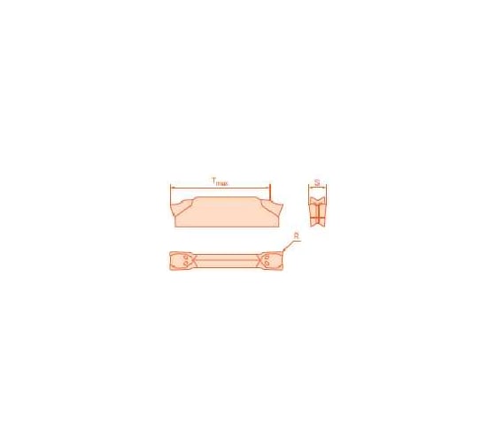 Пластина отрезная GDPU40n02 APM15, 10 шт АКСИС 00001586105