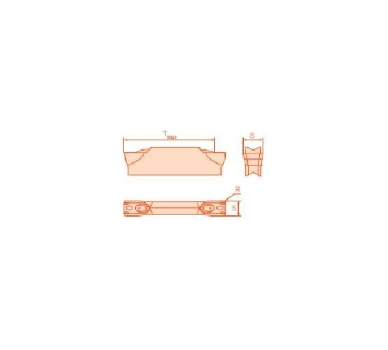 Пластина канавочная GDTU40n04 ACP15, 10 шт АКСИС 00001817705 1
