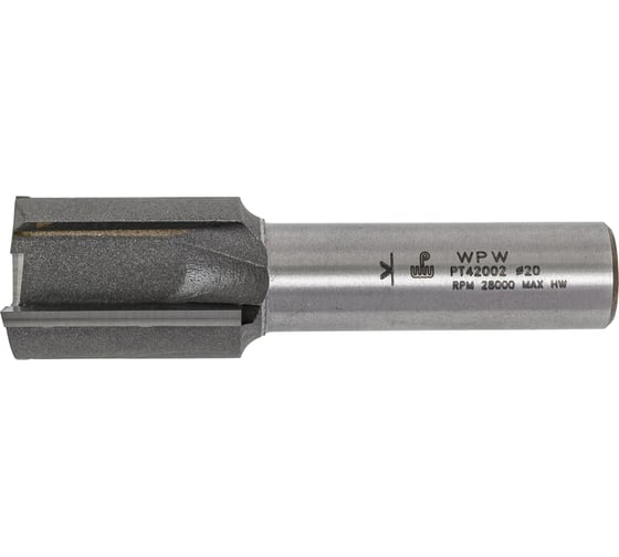 Фреза пазовая врезная усиленный сплав (20х67/25 мм; Z2+1) WPW PT42002