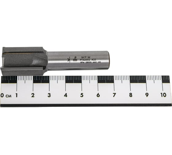 Фреза пазовая врезная усиленный сплав (20х67/25 мм; Z2+1) WPW PT42002