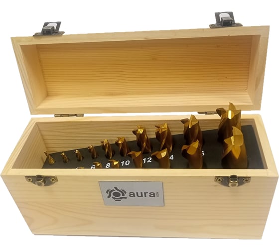 Комплект фрез 3-20 мм, 20 шт AURA TOOLS 20000320