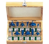 Набор твердосплавных фрез по дереву 12T 12 шт Strong стф-8320