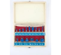 Набор твердосплавных фрез по дереву 15А 15 шт Strong стф-8323