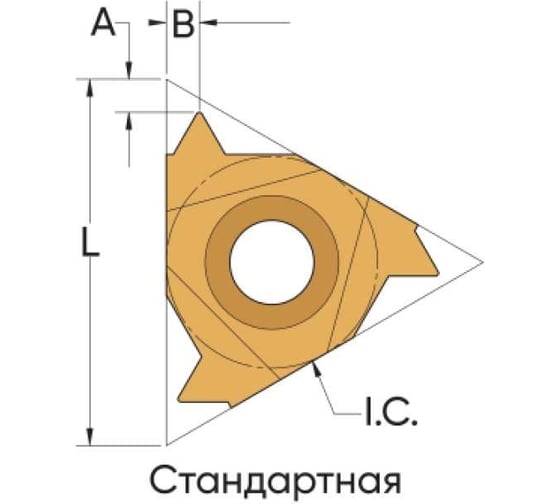 Пластина режущая 16ER 2.0ISO MK910 5 шт Microbor 30000087-5