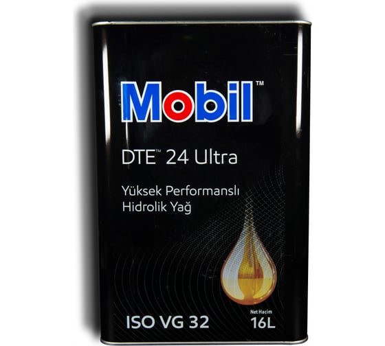 Гидравлическое противоизносное масло DTE 24 ULTRA 16 л MOBIL 155355