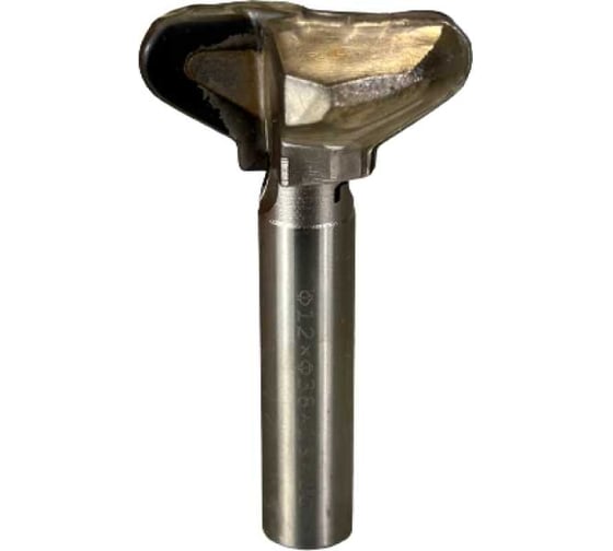 Фреза ручка алмазная PCD R1=1 мм, R2=5 мм, D=38x19x64 мм, S=12 мм ROTIS 555382.5 1