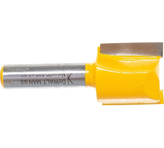 Фреза (20х20х52 мм, Z2, HM, хвостовик 8 мм) DEWALT DT90010-QZ
