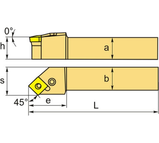 Резец токарный PSSNL 4040 S19 SANT 4603390583366