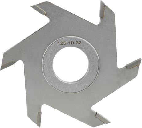 Фреза дисковая пазовая станочная ВК15 125x10x32 мм, Z6 Diamond Industrial DIDFRST12510