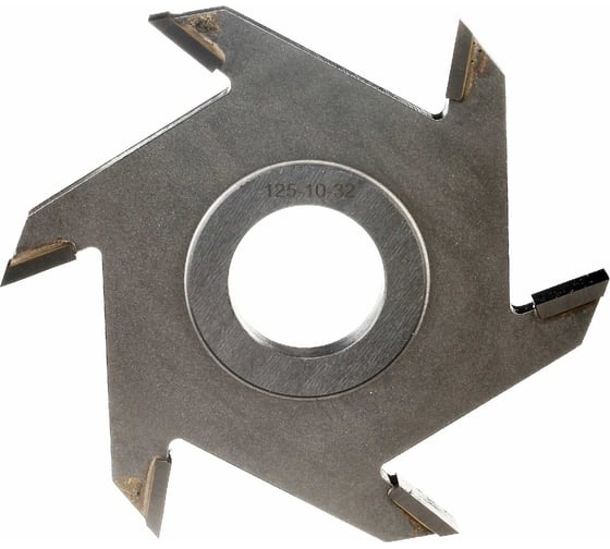 Фреза дисковая пазовая станочная ВК15 125x10x32 мм, Z6 Diamond Industrial DIDFRST12510