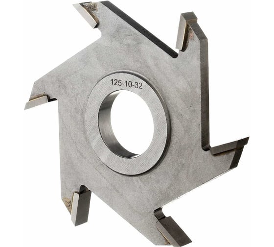 Фреза дисковая пазовая станочная ВК15 125x10x32 мм, Z6 Diamond Industrial DIDFRST12510