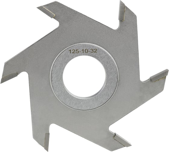 Фреза дисковая пазовая станочная ВК15 125x10x32 мм, Z6 Diamond Industrial DIDFRST12510