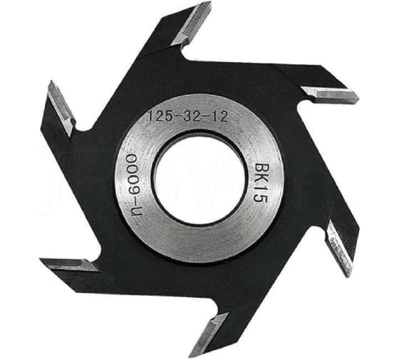 Фреза дисковая пазовая станочная ВК15 125x12x32 мм, Z6 Diamond Industrial DIDFRST12512 1