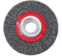 Щётка круглая №180 (100 мм; гофрированная проволока) для точила АТАКА 0310020430 34731