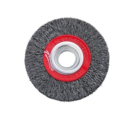 Щётка круглая №180 (100 мм; гофрированная проволока) для точила АТАКА 0310020430 34731