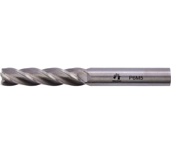Фреза концевая удлиненная 28х166х90 мм, Z6, ц/х, Р6М5/М2 WOLFSTAR mc12806 1