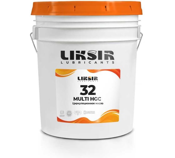 Циркуляционное масло на основе полиальолефинов (РАО) MULTI HGC 32, 20 л LIKSIR 203323 1
