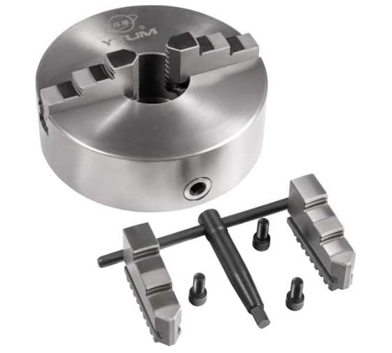 Патрон токарный K10-250 250 мм, 2-х кулачковый, прямые и обратные кулачки YTUM ch25008