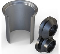 Комплект роликов для отбортовки с упором на зиг-машину RM-RME 250x1.2 Keepler-Stan УФ-00017353