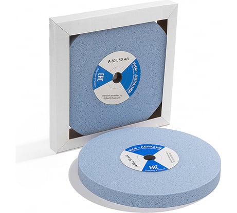 Круг шлифовальный 1, 200x25x15.88 мм, A 80 L 50 м/с ИНФ-АБРАЗИВ 1-8716