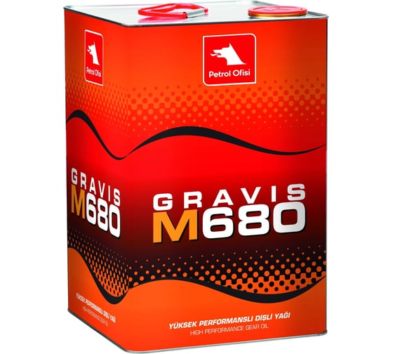 Масло редукторное GRAVIS M 680, 16 кг Petrol Ofisi 400000145 1