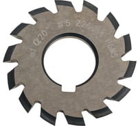 Фреза модульная дисковая M1, 50x19 мм, Z14, №5 Металлорежущий инструмент 4651359