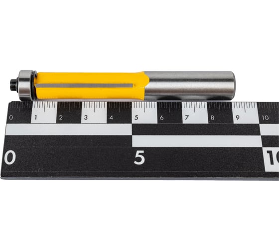Фреза кромочная прямая D12.7 мм, H38 мм, хвостовик 12 мм Gigant GC-0016
