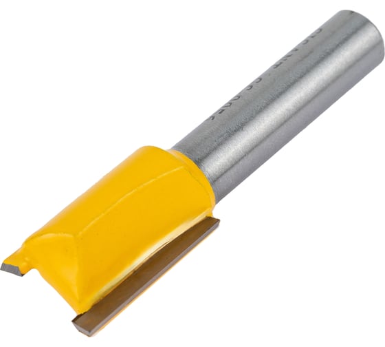 Фреза пазовая прямая D14 мм, H19 мм, хвостовик 8 мм Gigant GC-0056