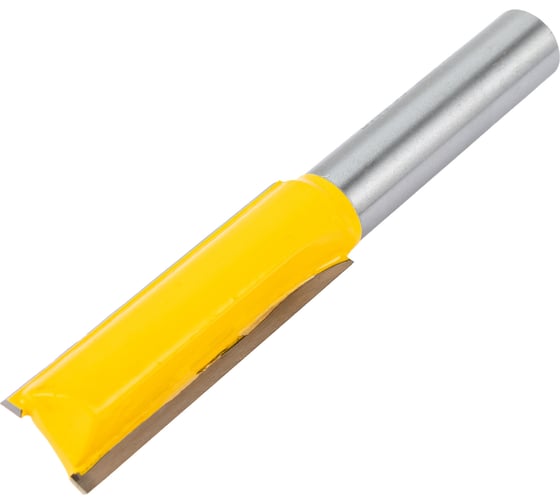 Фреза пазовая прямая D16 мм, H51 мм, хвостовик 12 мм Gigant GC-0067